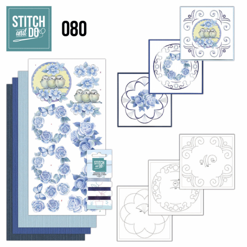 Stitch and Do 080 - Vintage Bloemen